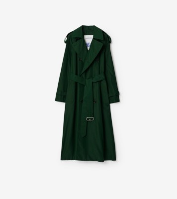 Green Burberry Trench Coat