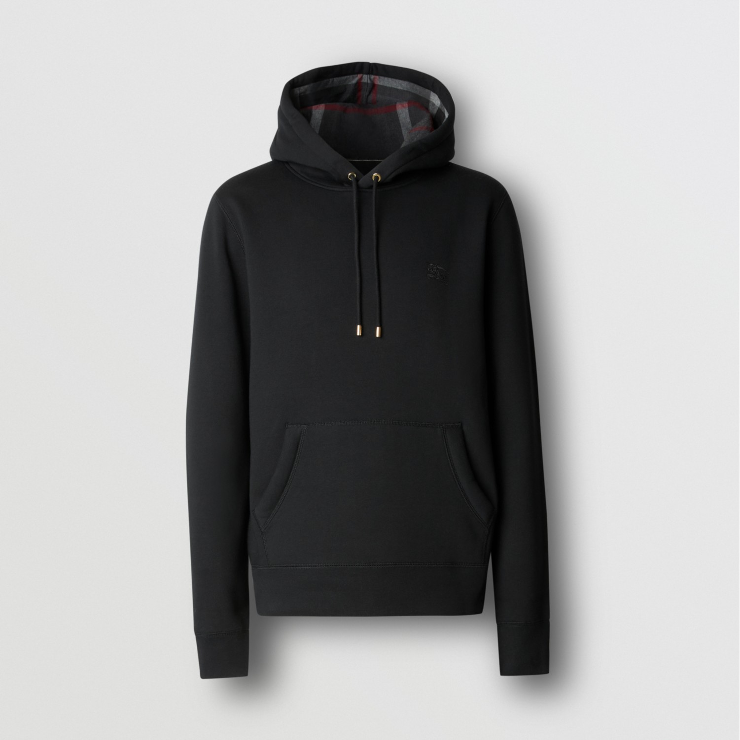 Black burberry hoodie sale