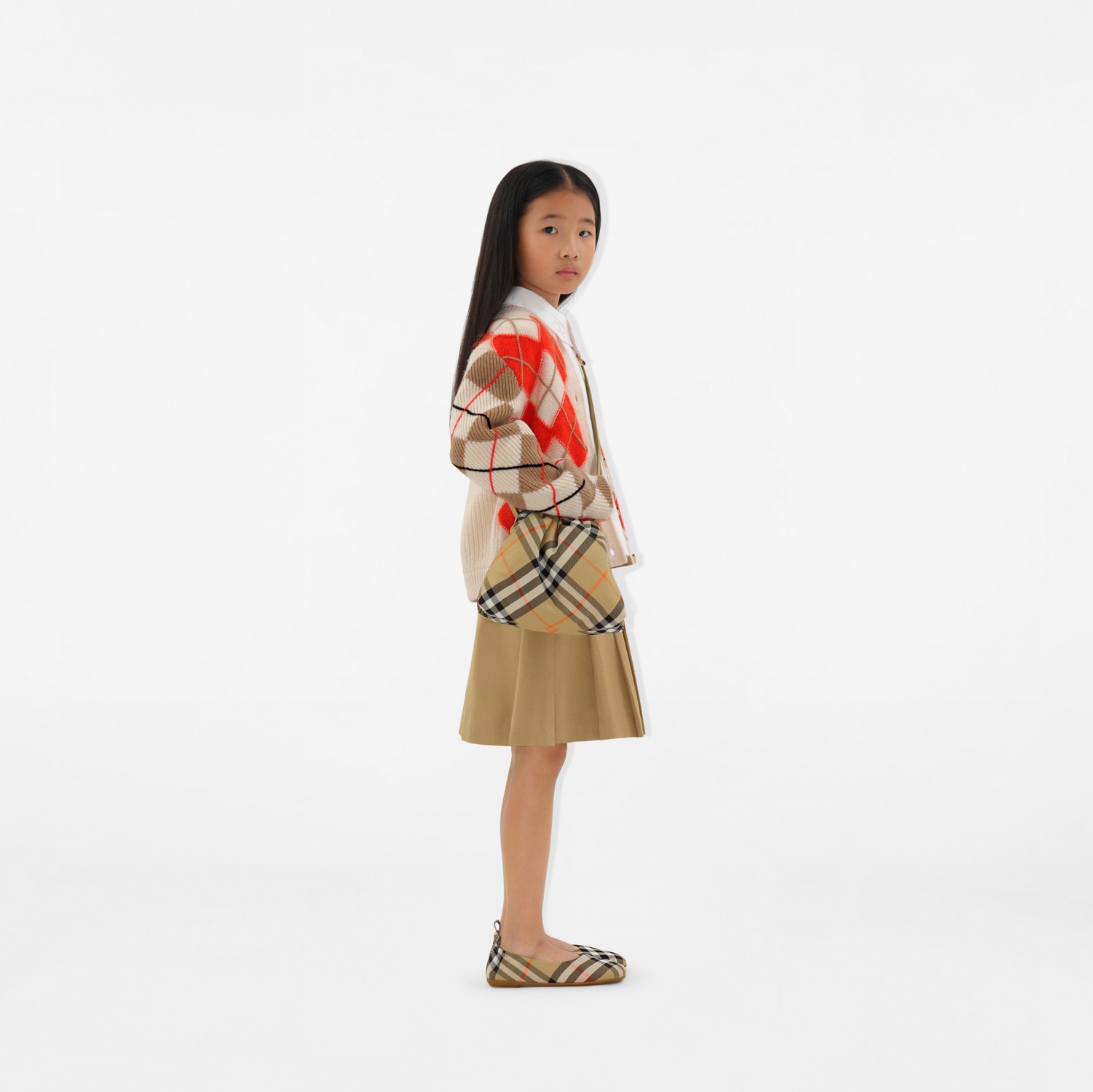チェック ポーチ (サンド) - チルドレンズ | Burberry®公式サイト チェック ポーチ (サンド) - チルドレンズ | Burberry®公式サイト