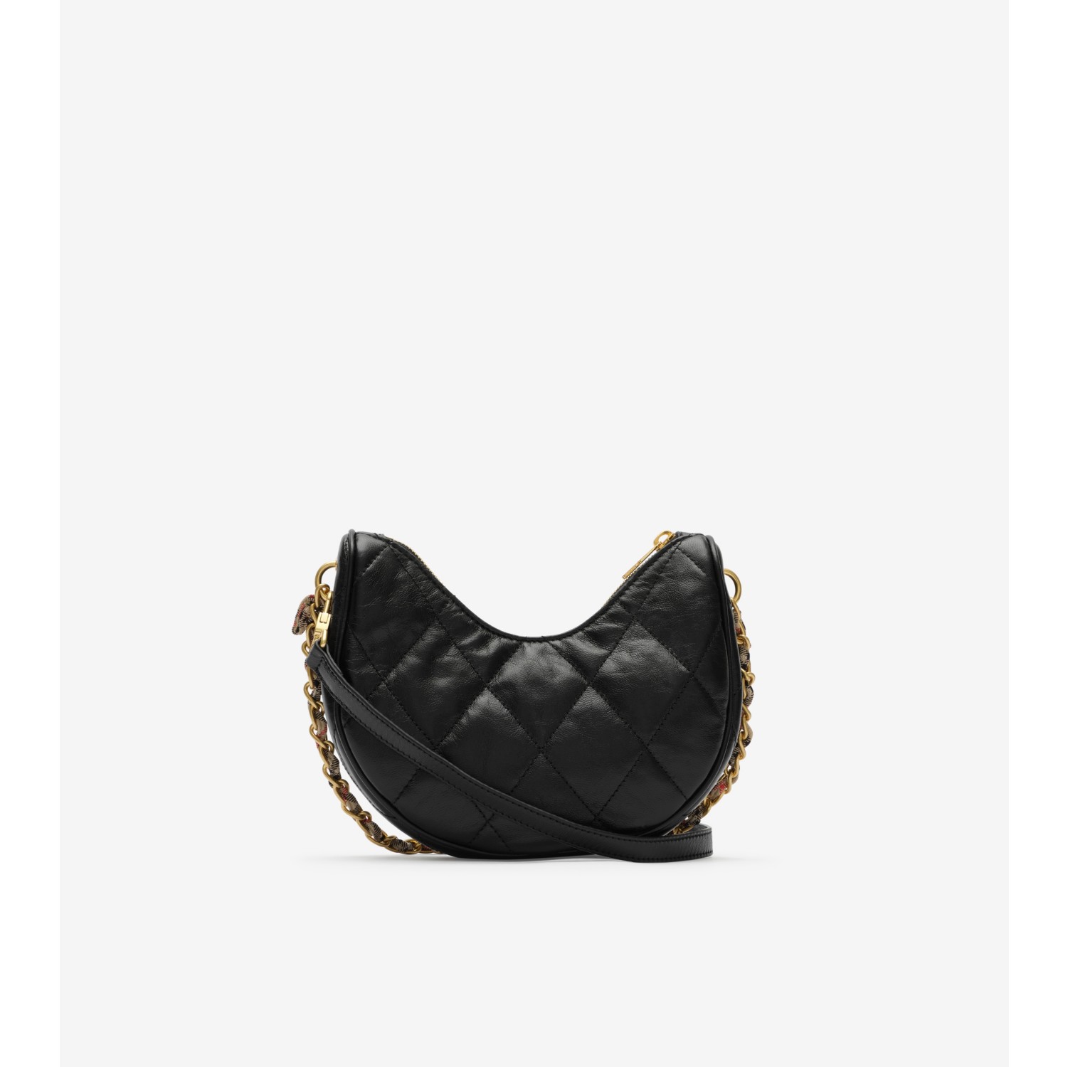 Horseshoe Chain Bag in Black - Women, Leather | Burberry® Official