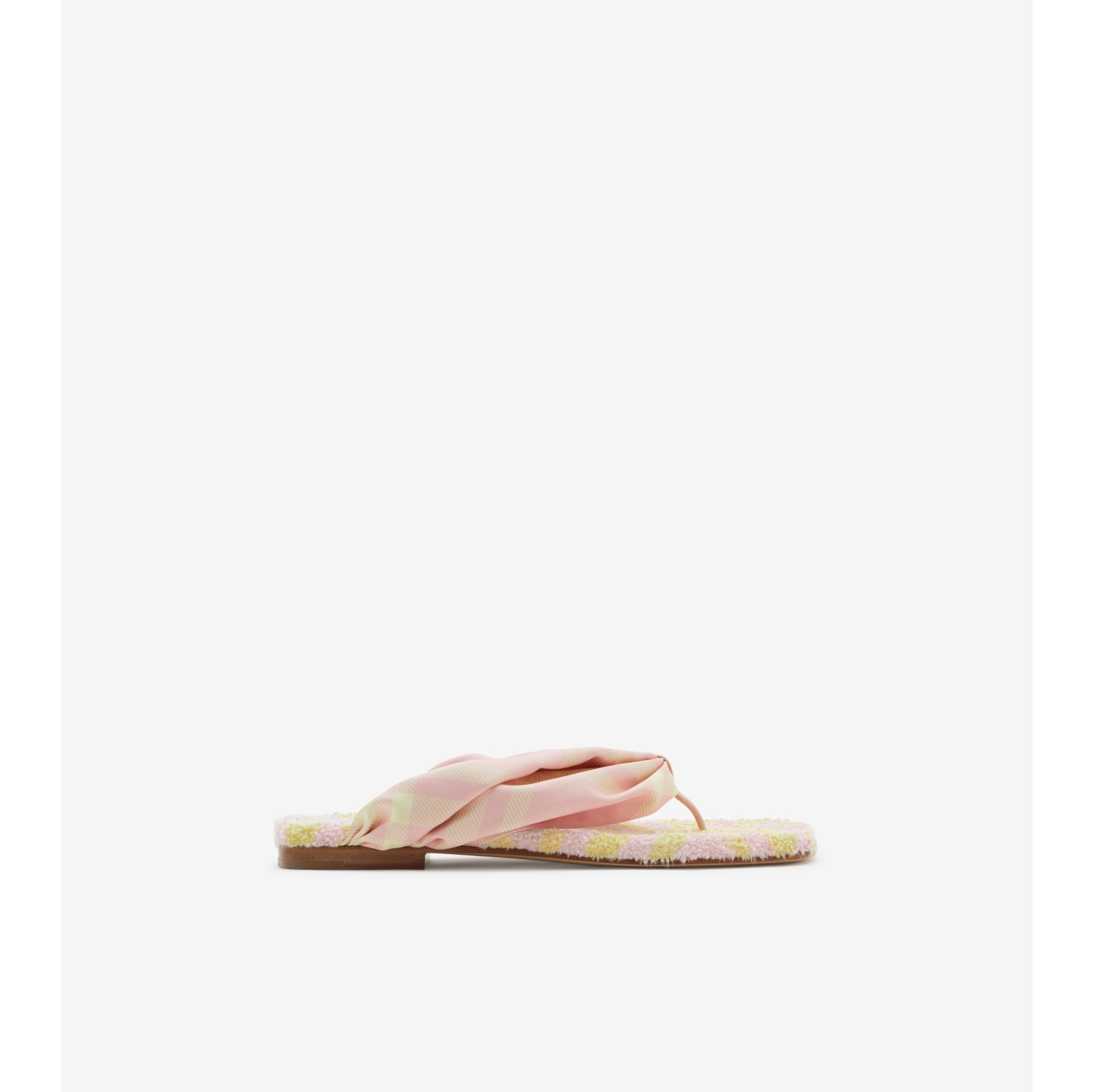 Check Pool Slides in Cameo Women Burberry Official