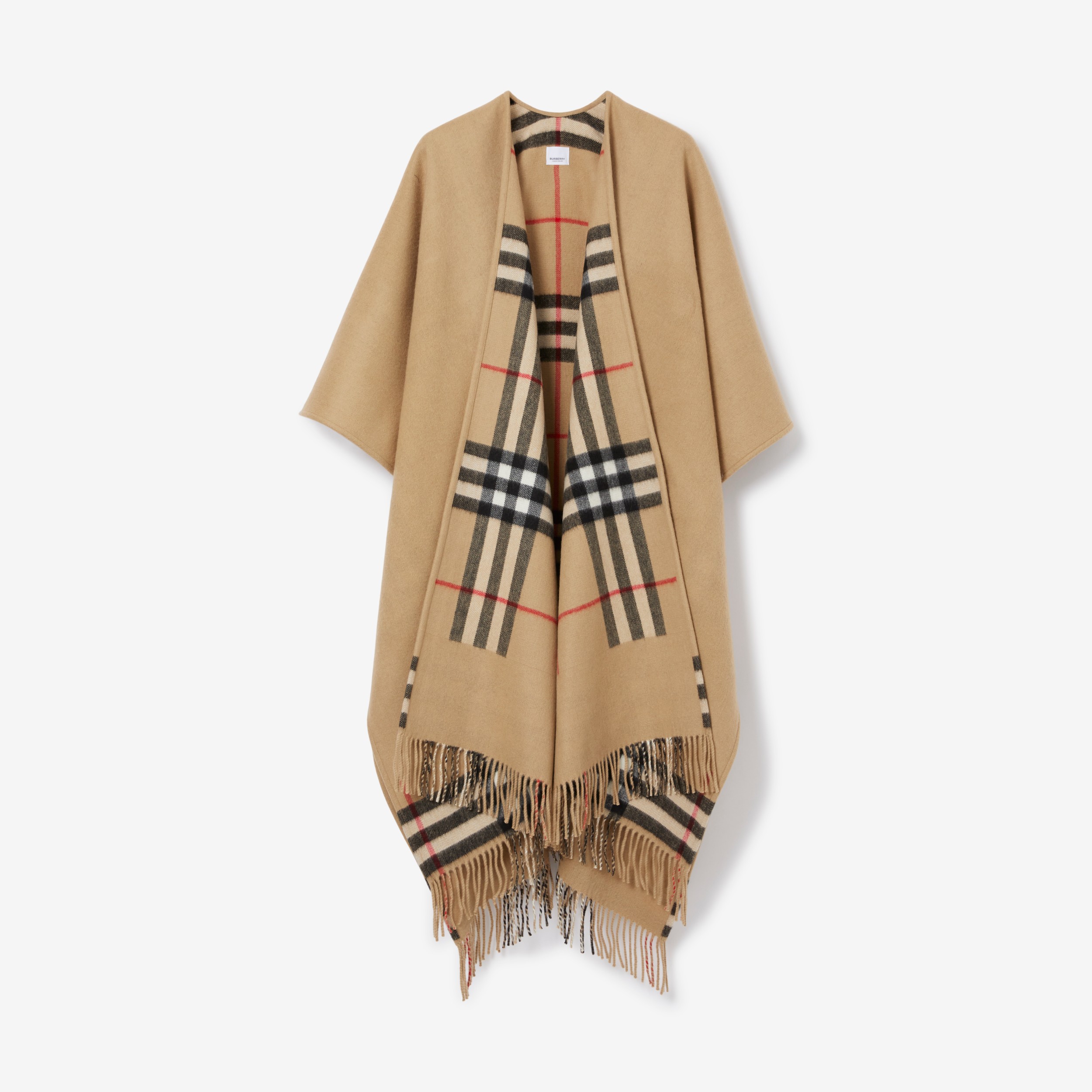 burberry print cape