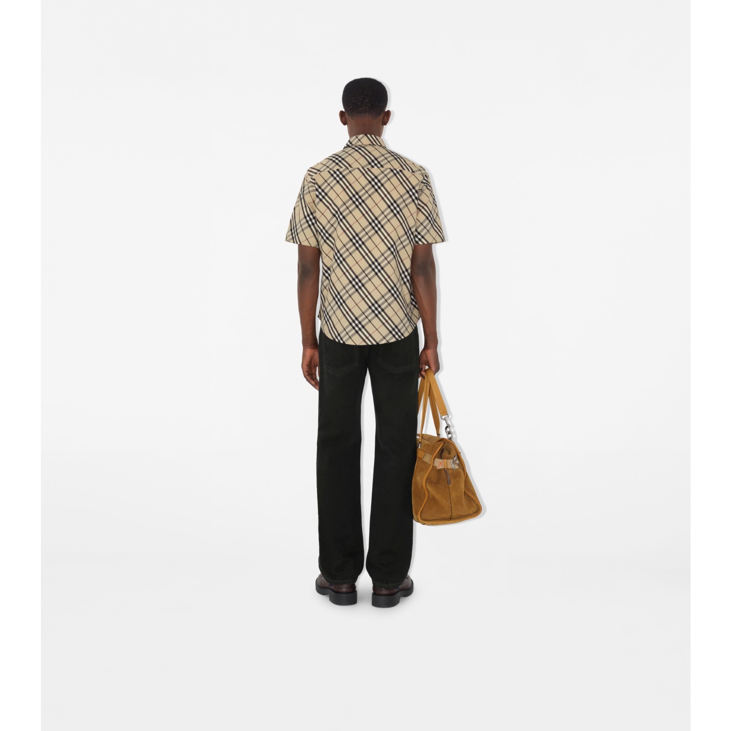 Relaxed Fit Check Cotton Shirt