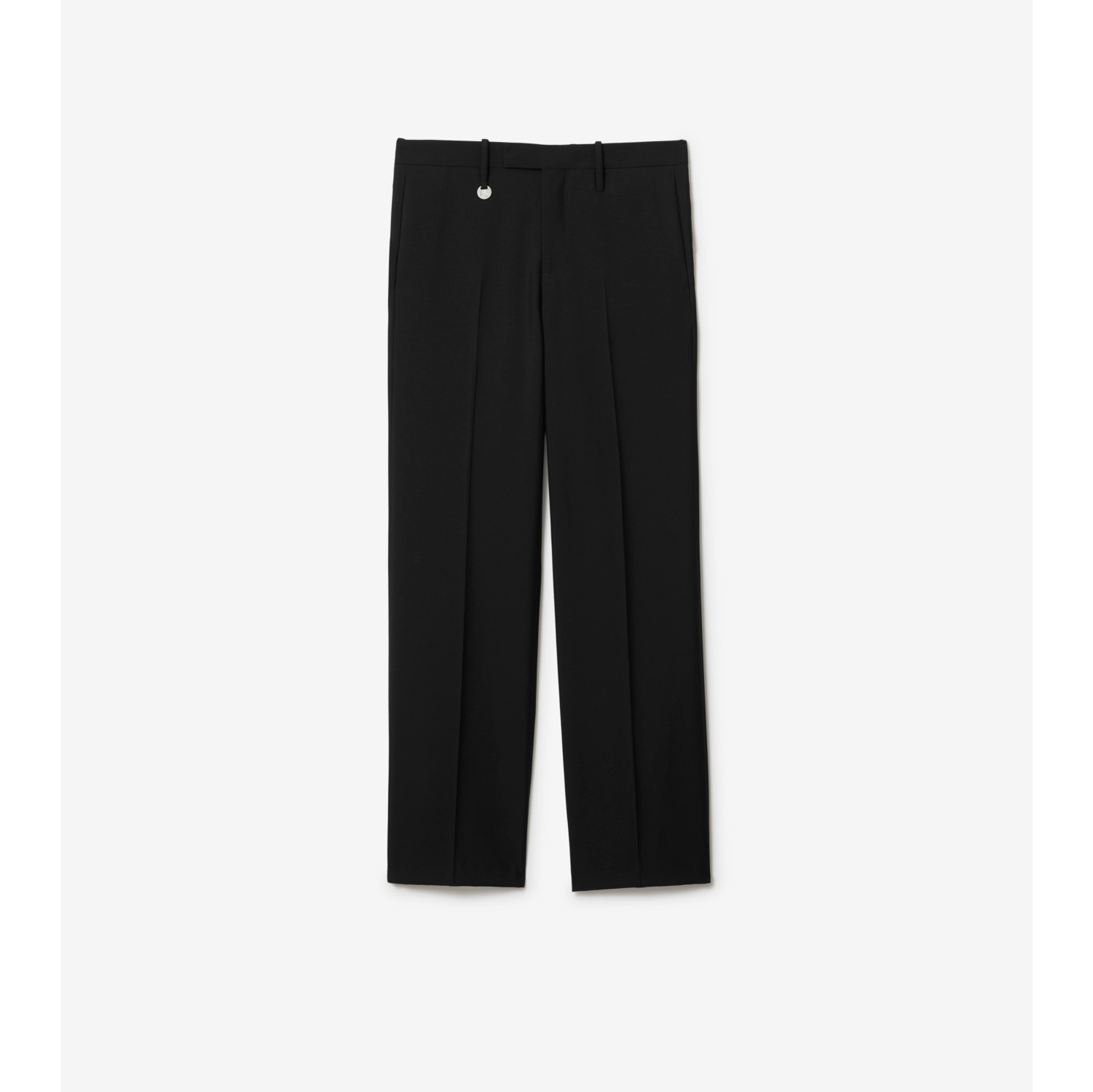 Wool Trousers in Black - Men | Burberry® Official