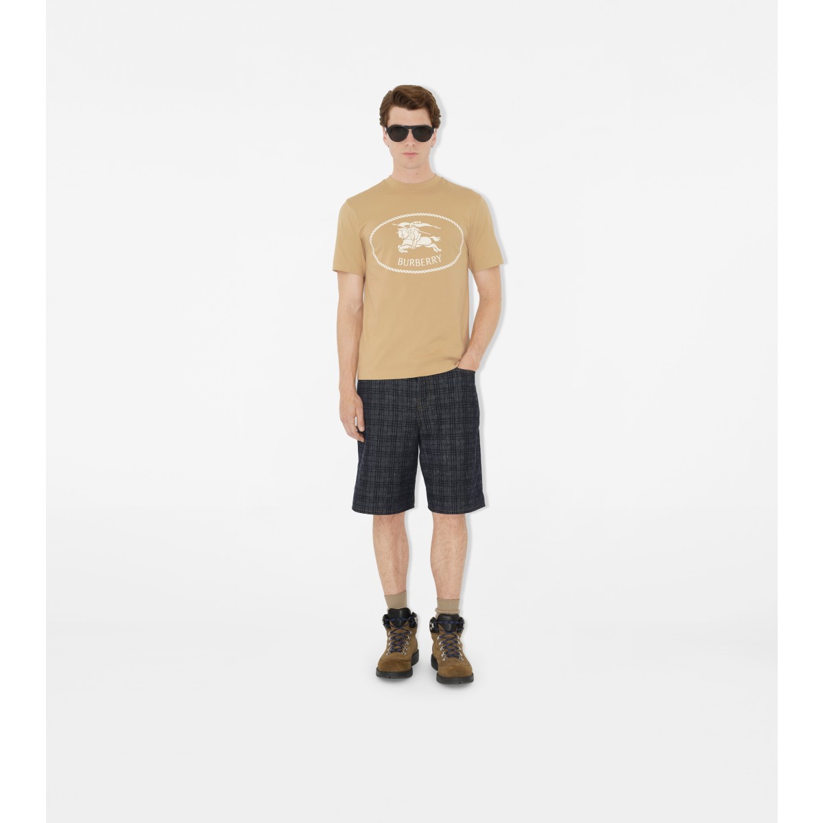  Printed Knight Stamp T-shirt