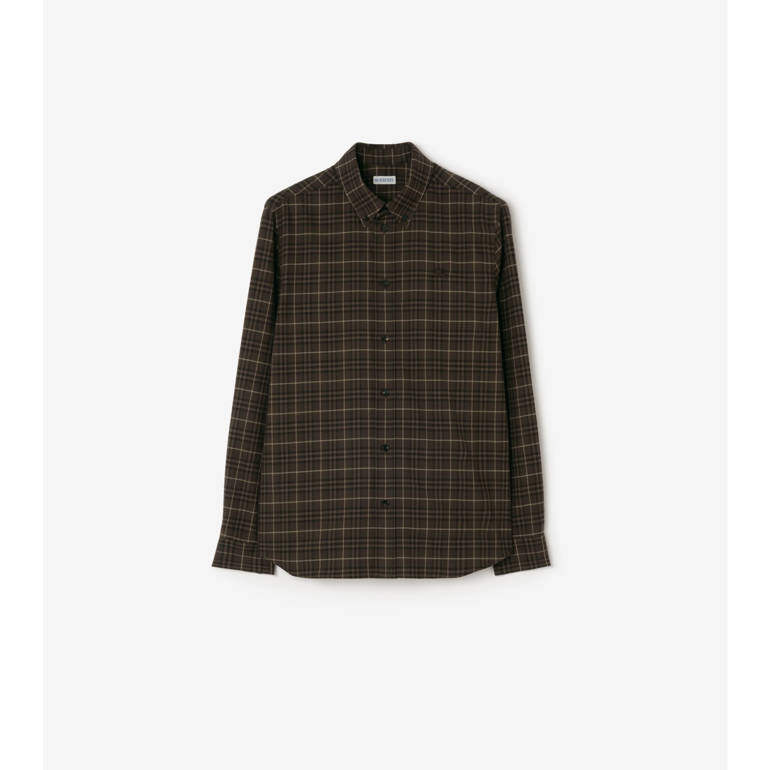 Relaxed Fit Check Cotton Shirt
