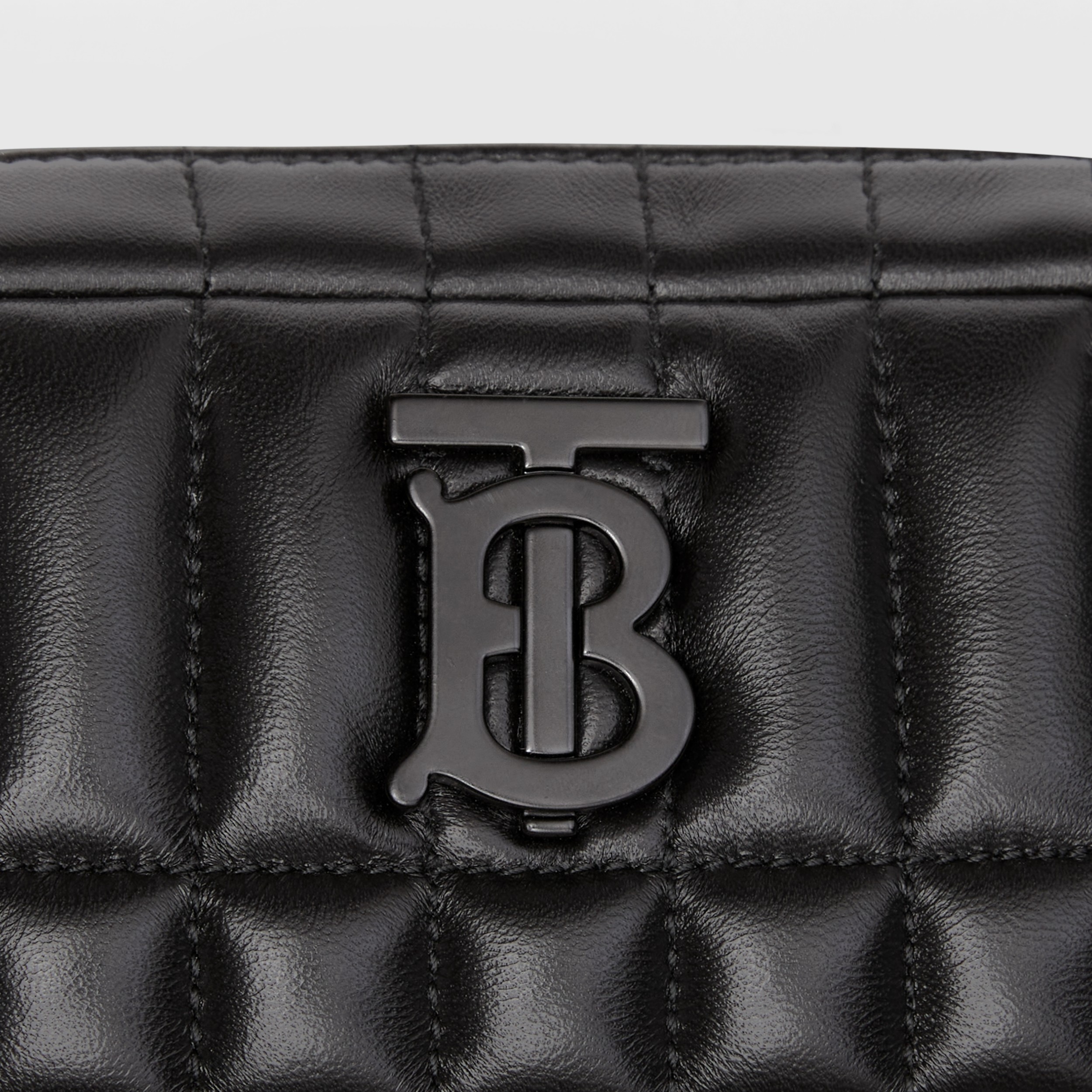 Quilted Leather Mini Lola Camera Bag in Black - Women | Burberry® Official