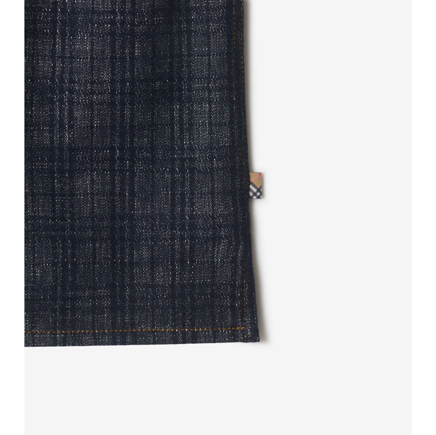 Relaxed Fit Check Denim Shirt