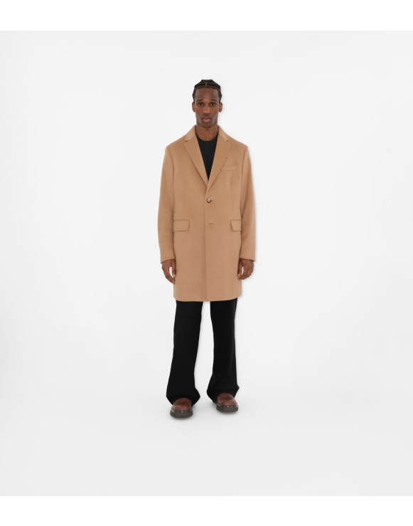 Burberry wool cashmere tailored coat best sale