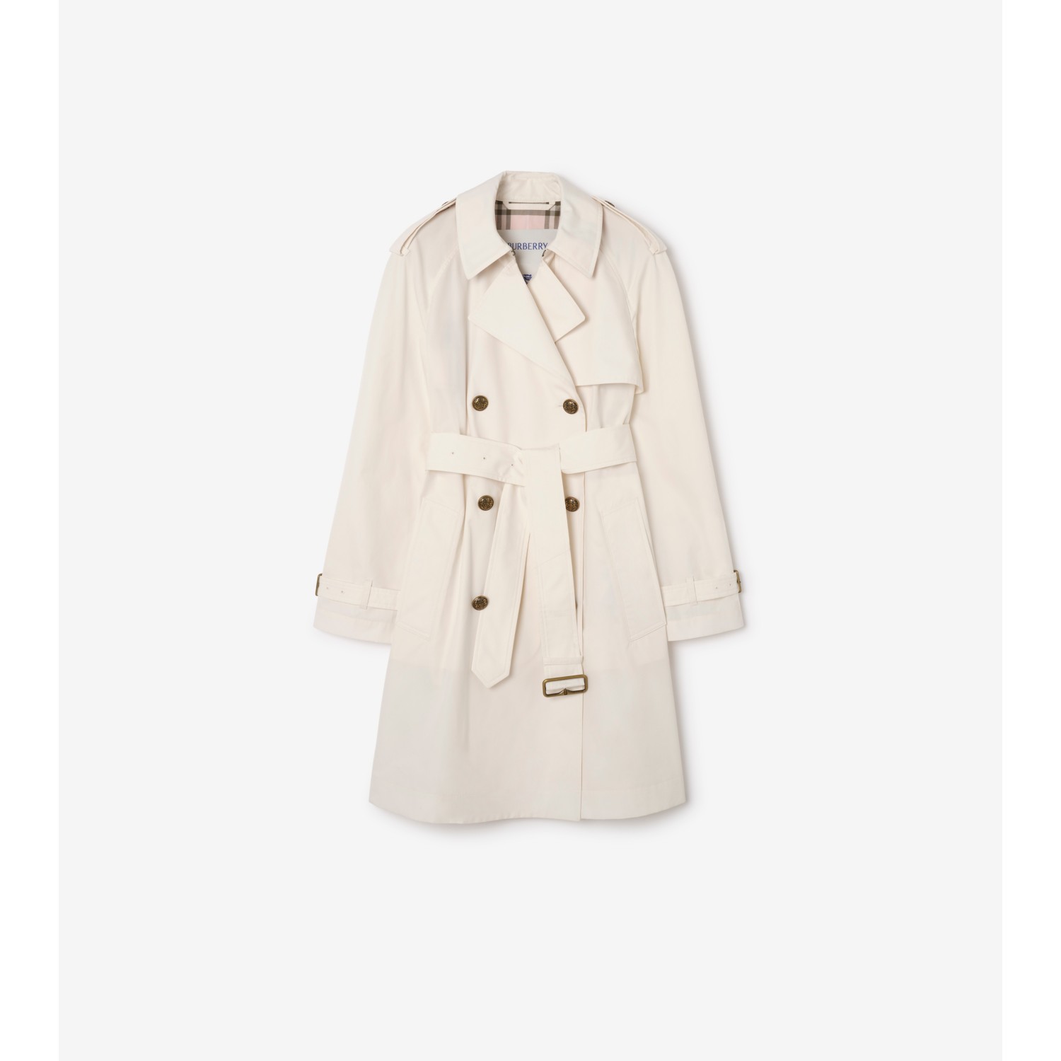 Mid-length Lightweight Cotton Belgravia Trench Coat​