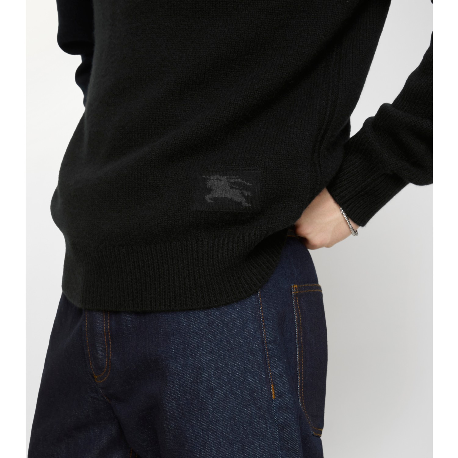 Cashmere Sweater in Black - Men | Burberry® Official