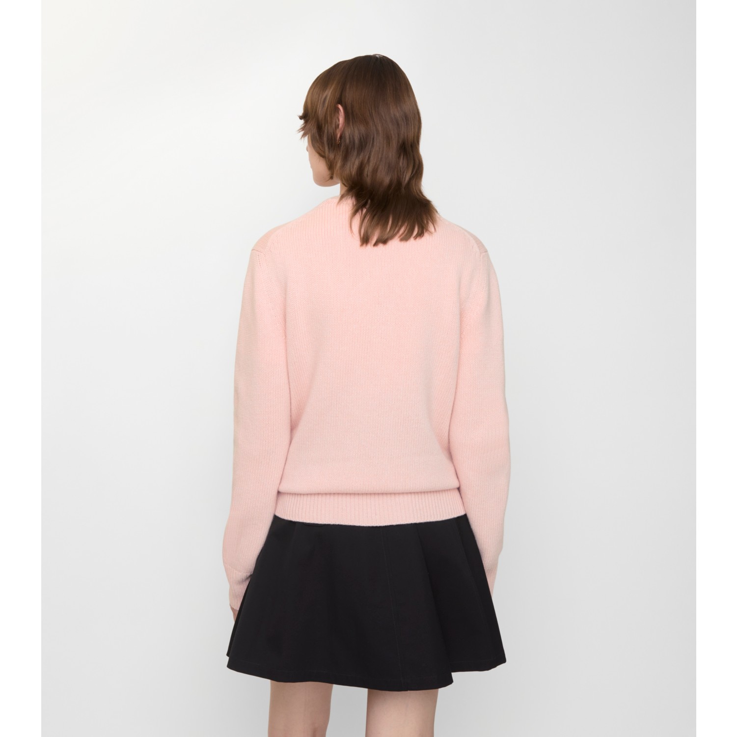 Suéter de cashmere e lã com estampa EKD