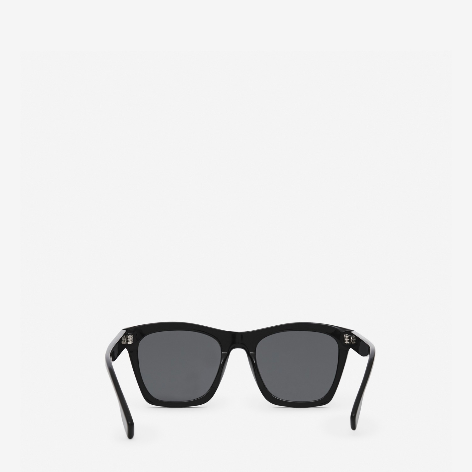 Occhiali da sole con montatura squadrata e dettaglio con logo (Nero) - Uomo | Sito ufficiale Burberry®