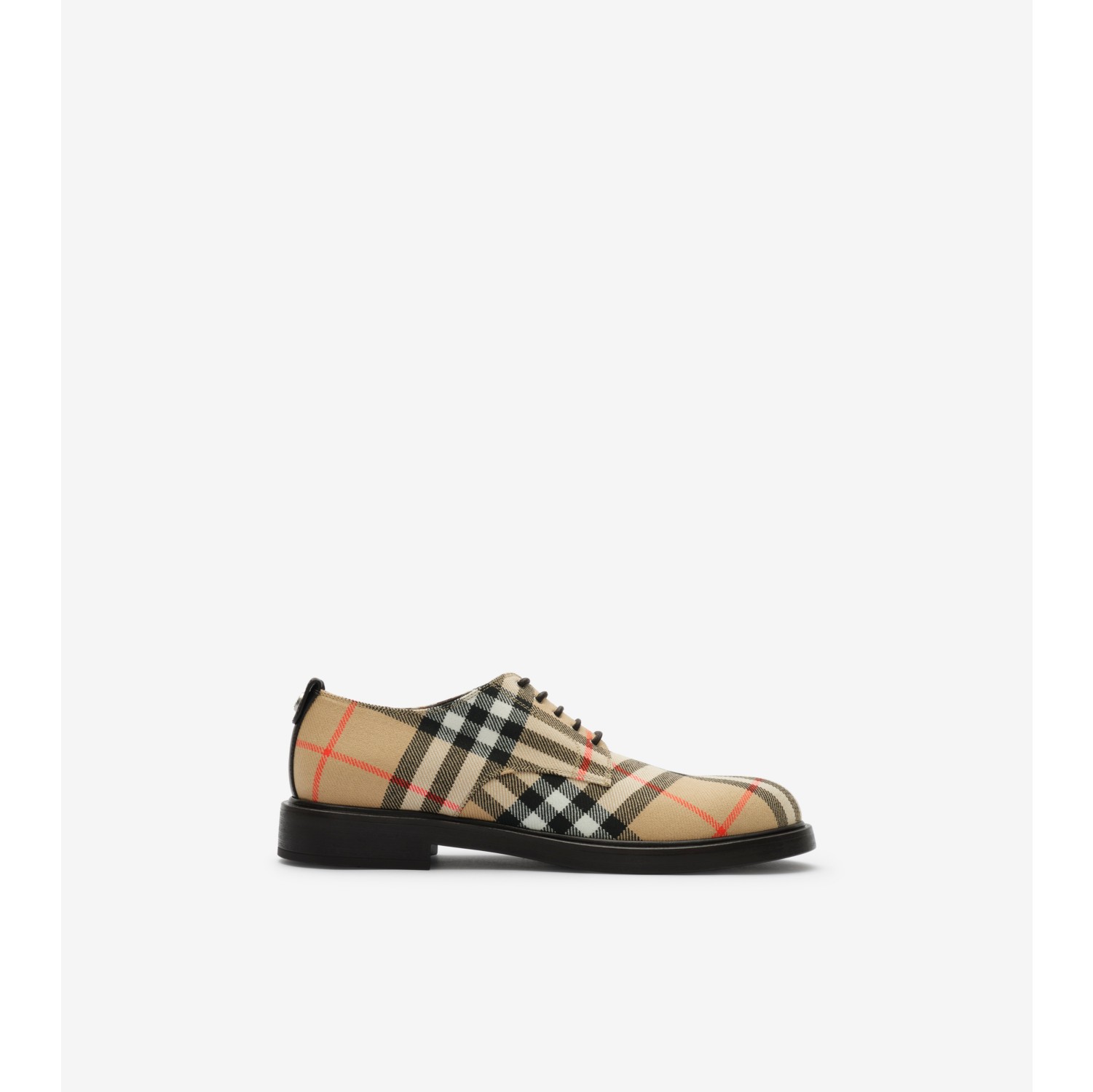 Check Pembroke Derby Shoes