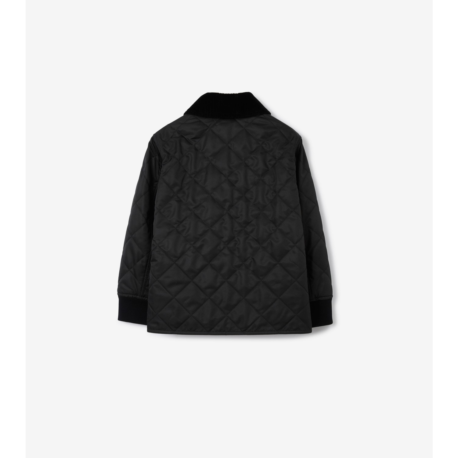 Burberry long cheap quilted jacket