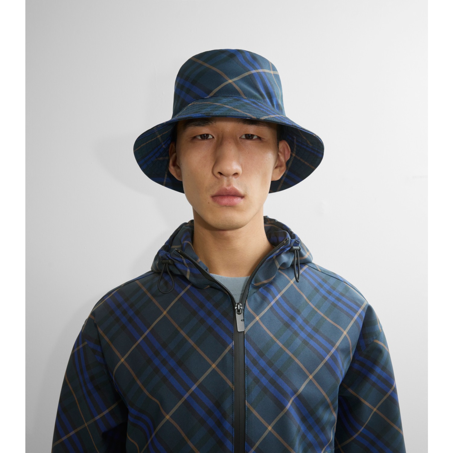 Check Twill Bucket Hat