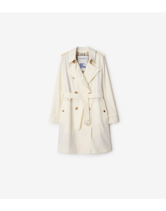 Mid-length Gabardine Kensington Trench Coat