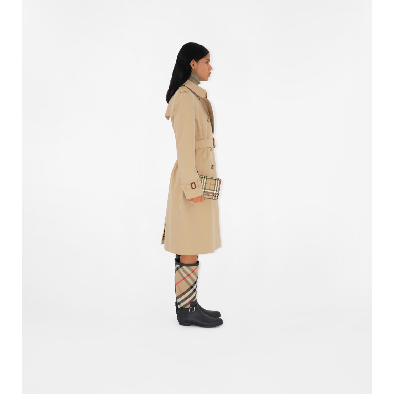 Hampshire Bag in Archive beige/briar brown - Women | Burberry® Official