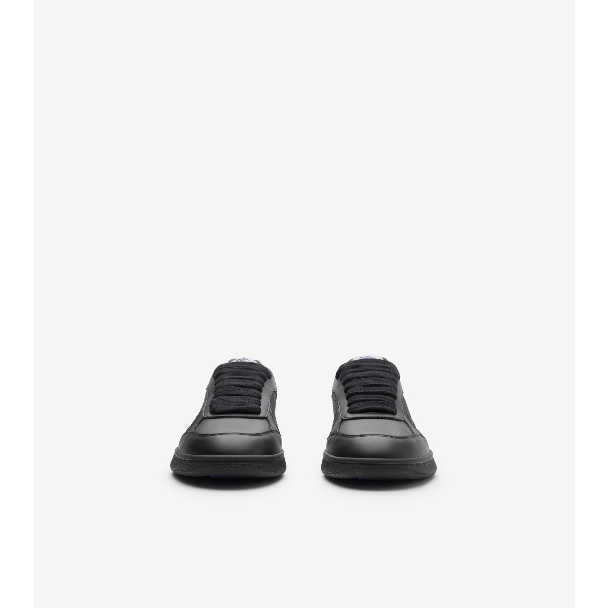  Check Leather and Terrace Sneakers​