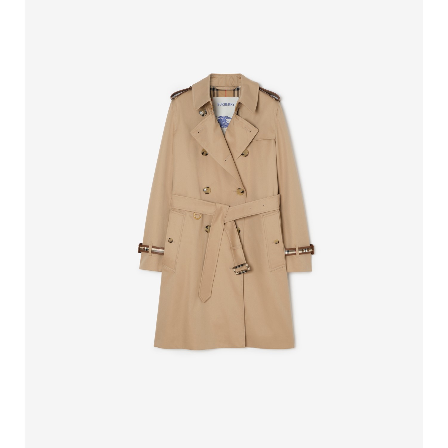 Mid-length Gabardine Kensington Trench Coat