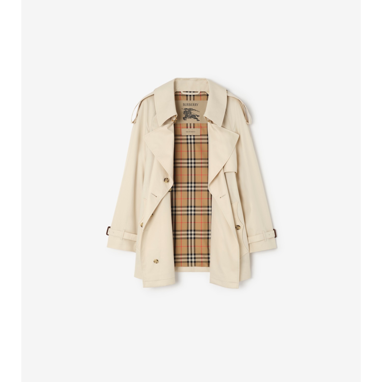 ジャケット・アウター BURBERRY DOUBLE GUN FLAPS TRENCH Burberry Exaggerated Gun Flap Trench Coat - Neutrals | Editorialist