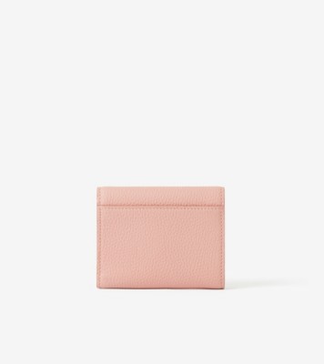 Light Pink Leather Card Case Wallet