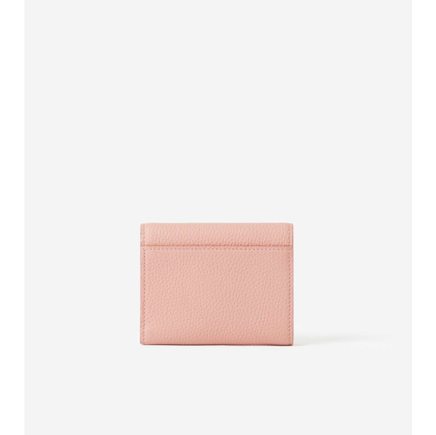 Grainy Leather TB Card Case in Dusky Pink - Women