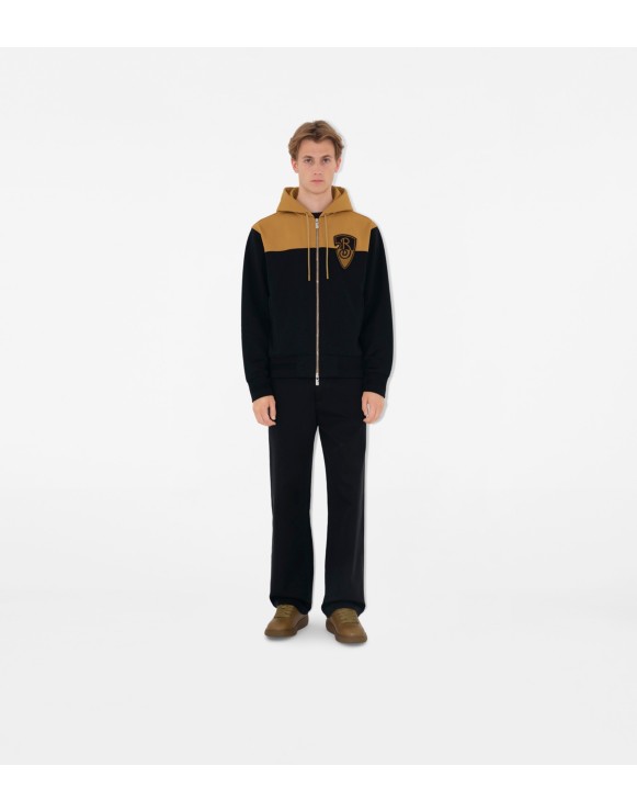 Hoodie zippé en jersey B Shield