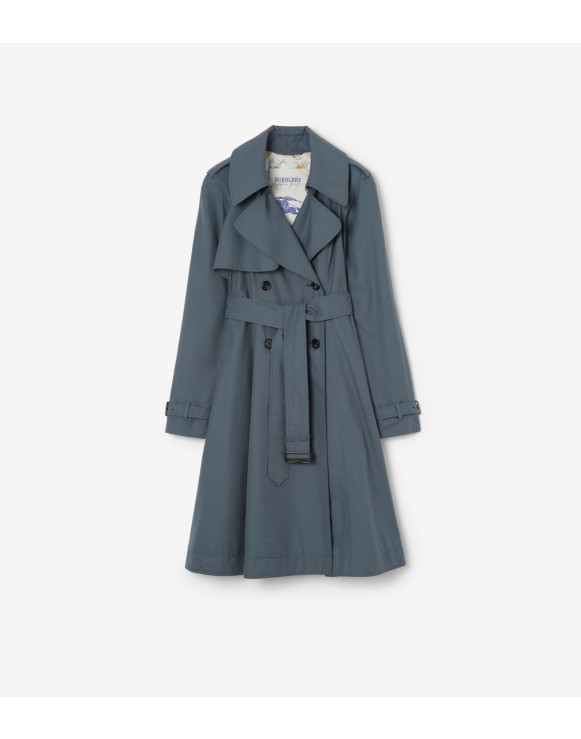 Long Tropical Gabardine Pembury Trench Coat