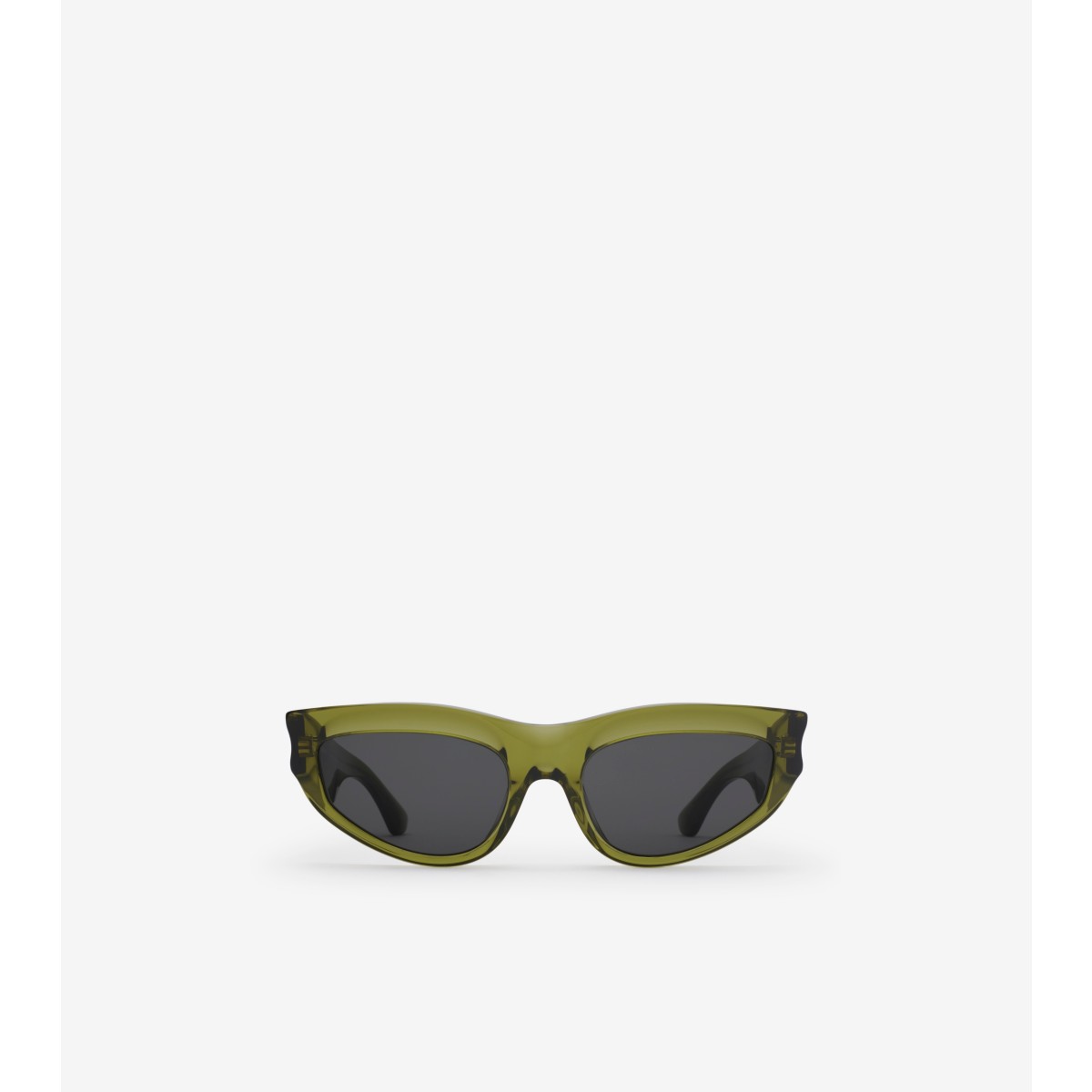 Burberry Classic Oval Sunglasses In Green