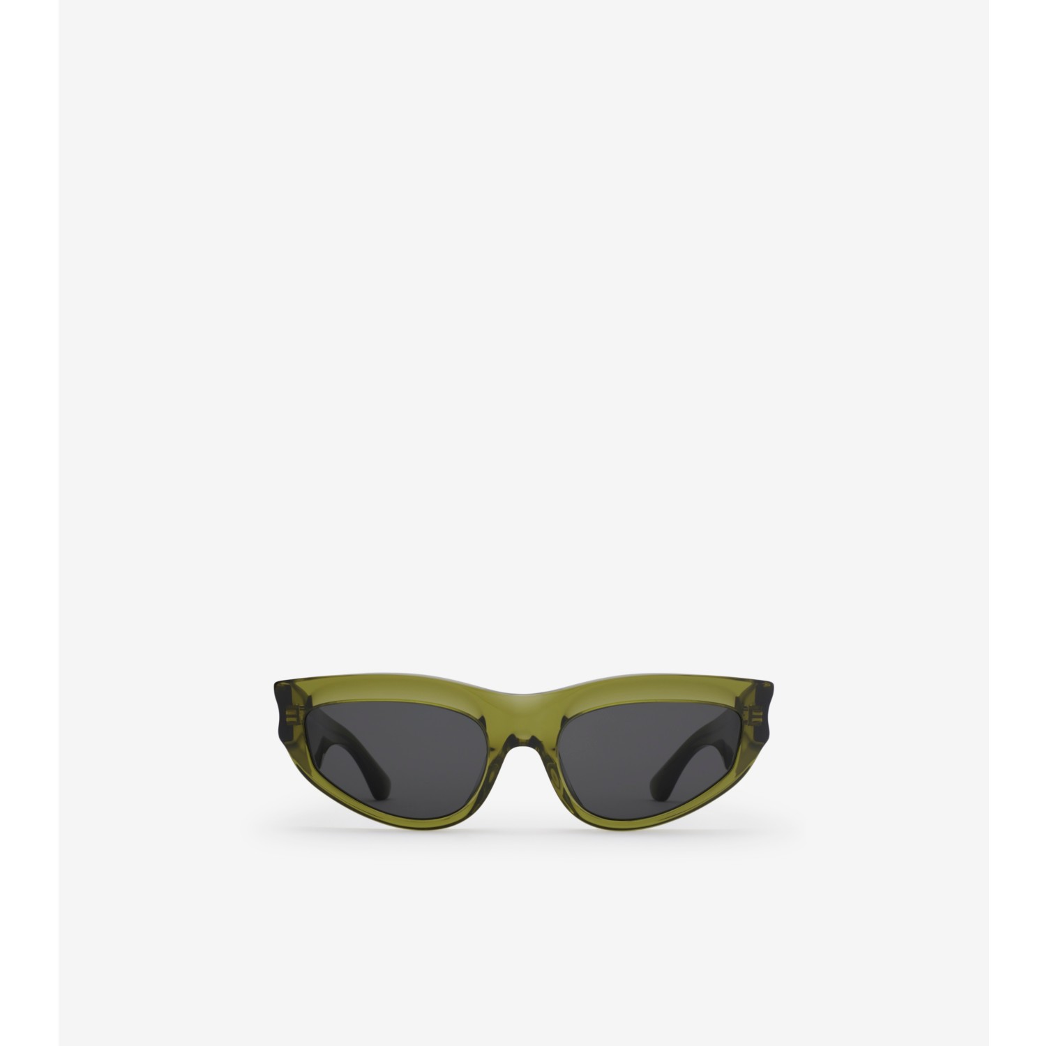 Classic Oval Sunglasses in Light green Women Burberry Official