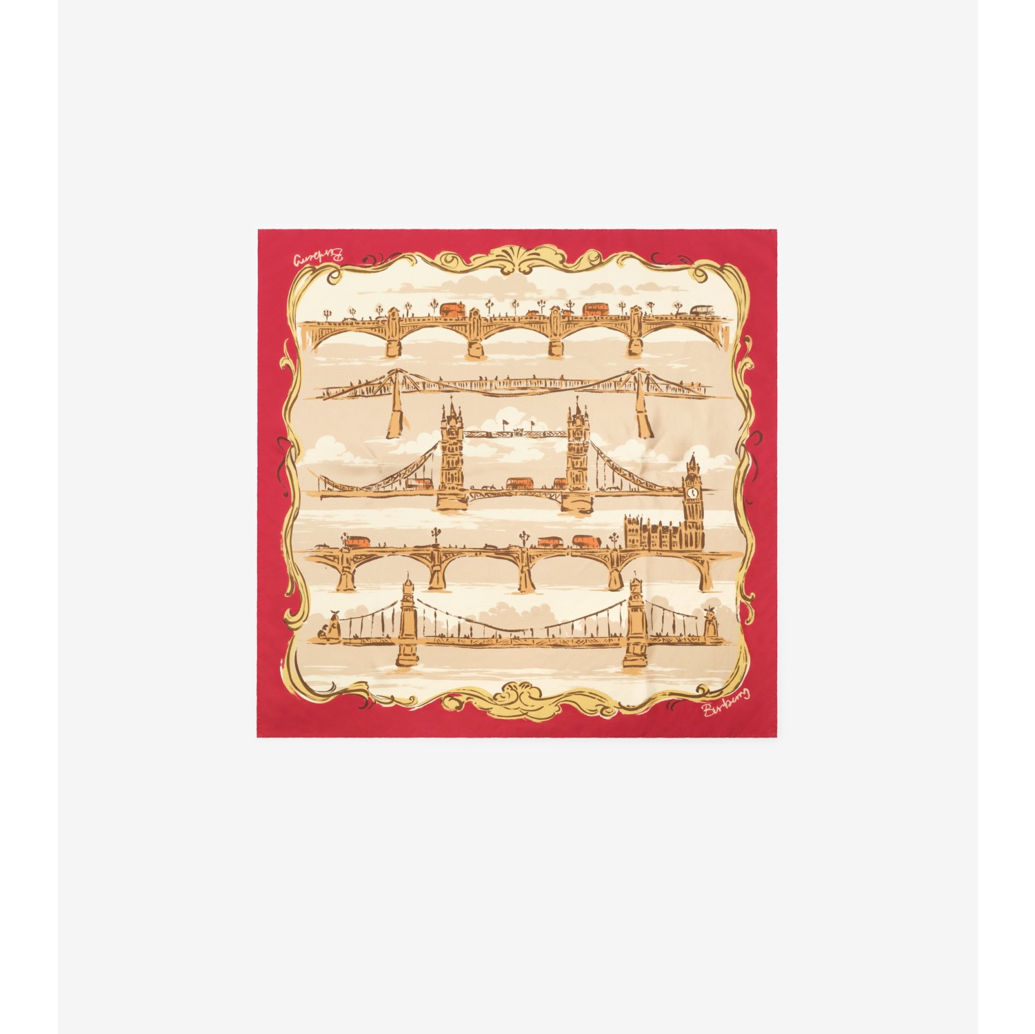 London Bridges Silk Scarf