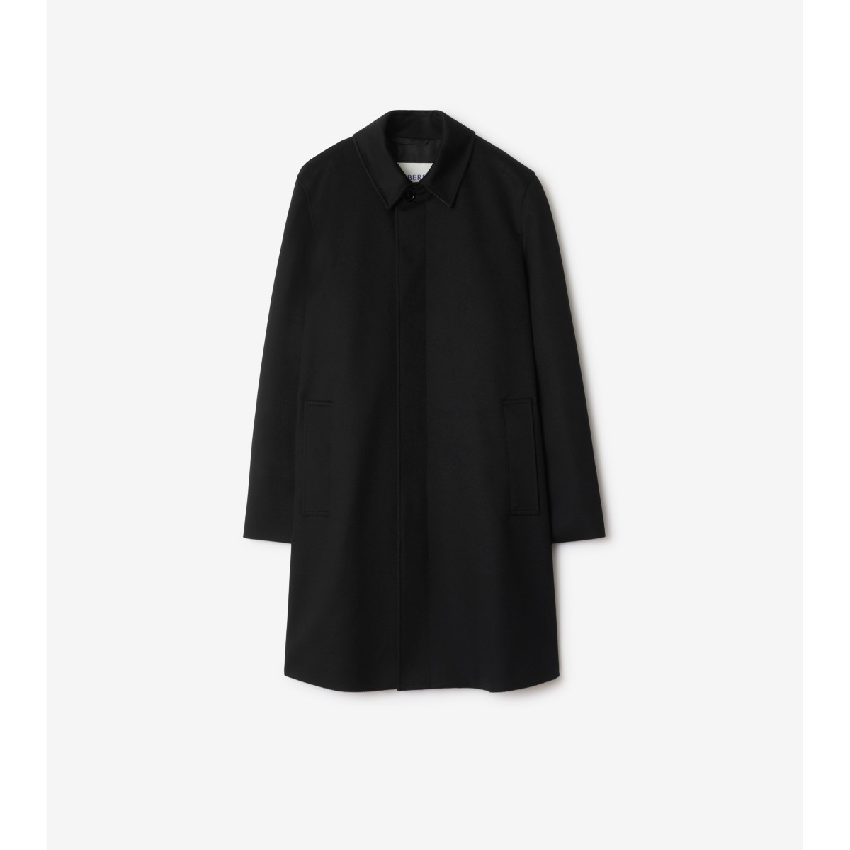  Check Mid-length Car Coat