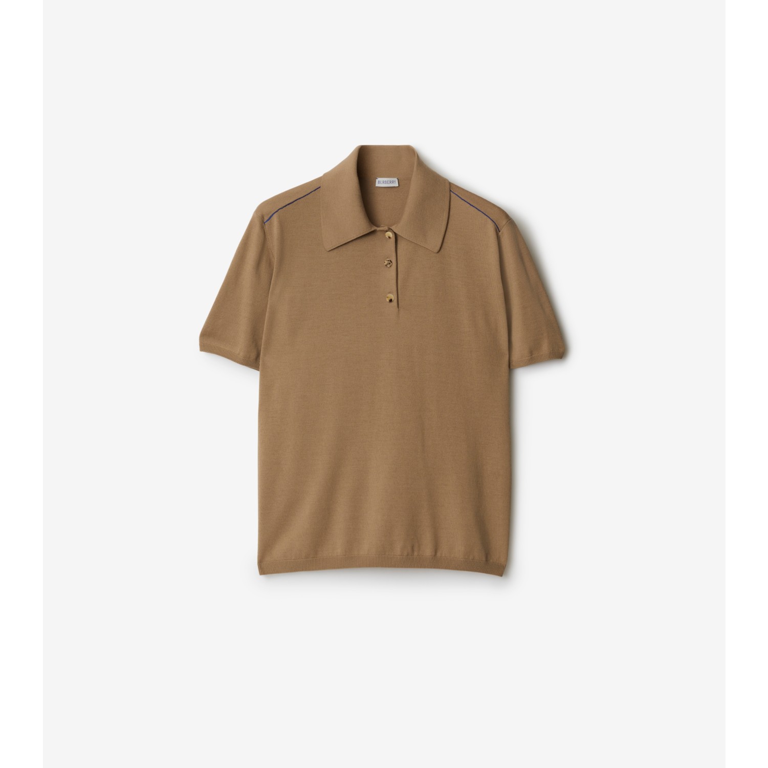 Camisa polo de lã