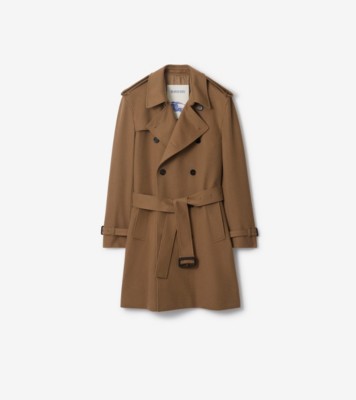 ミッドレングス カシミア ヘイスティングス トレンチコート (キャメル