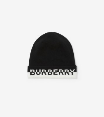 Intarsia Logo Wool Beanie