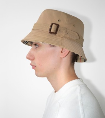 Burberry Beige Heritage Bucket Hat