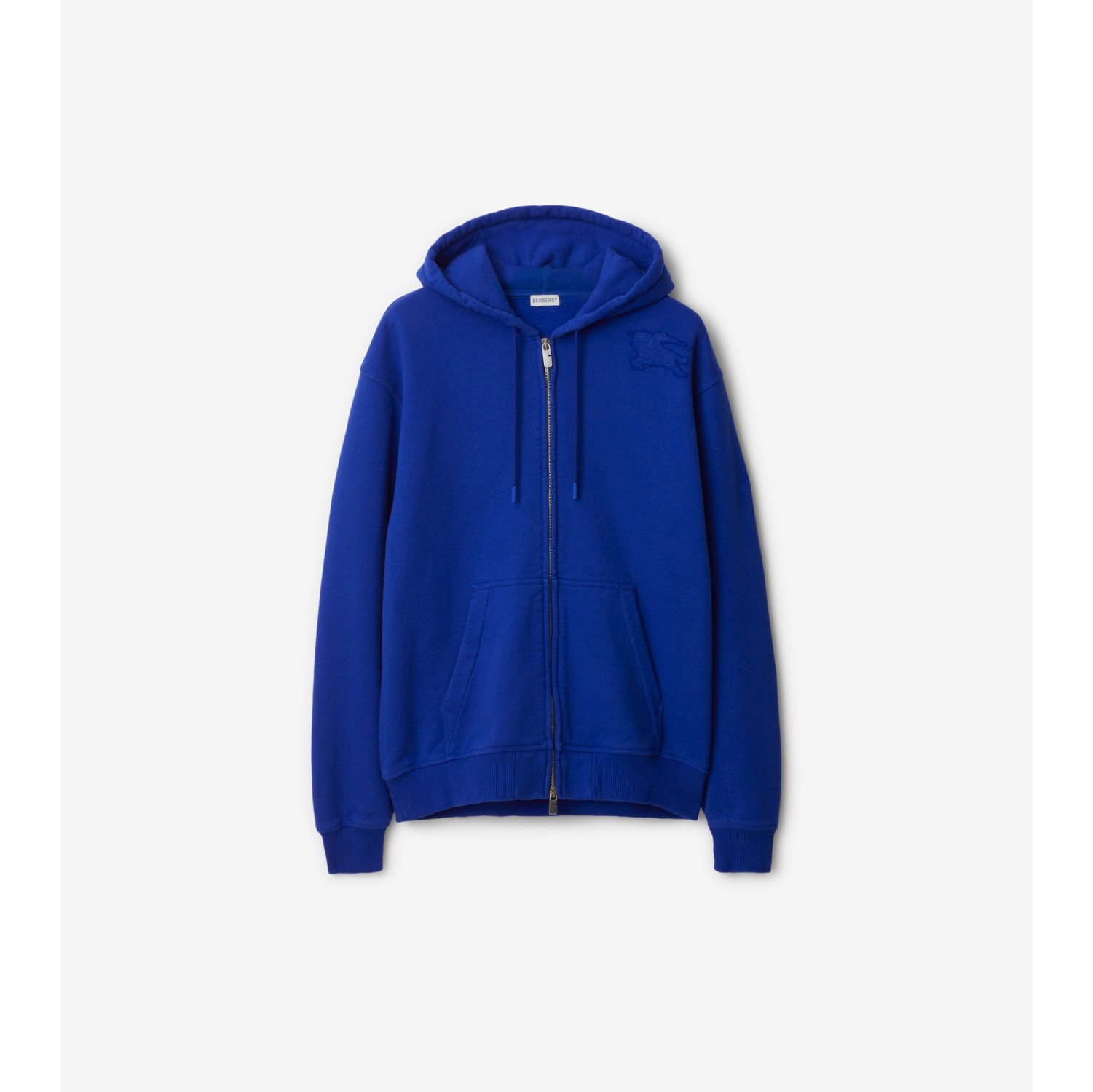 Hoodie zippé en coton