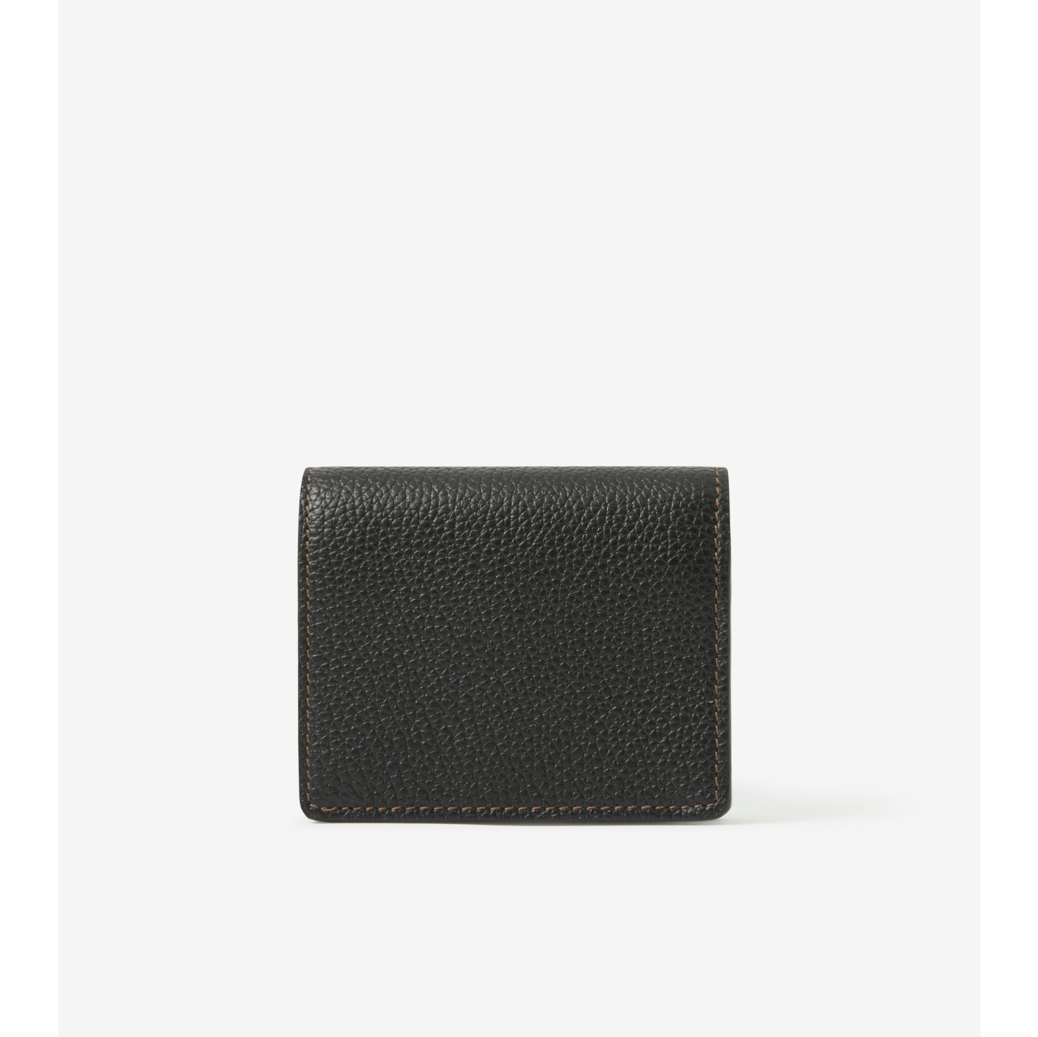 Burberry Pebbled Leather Wallet Black