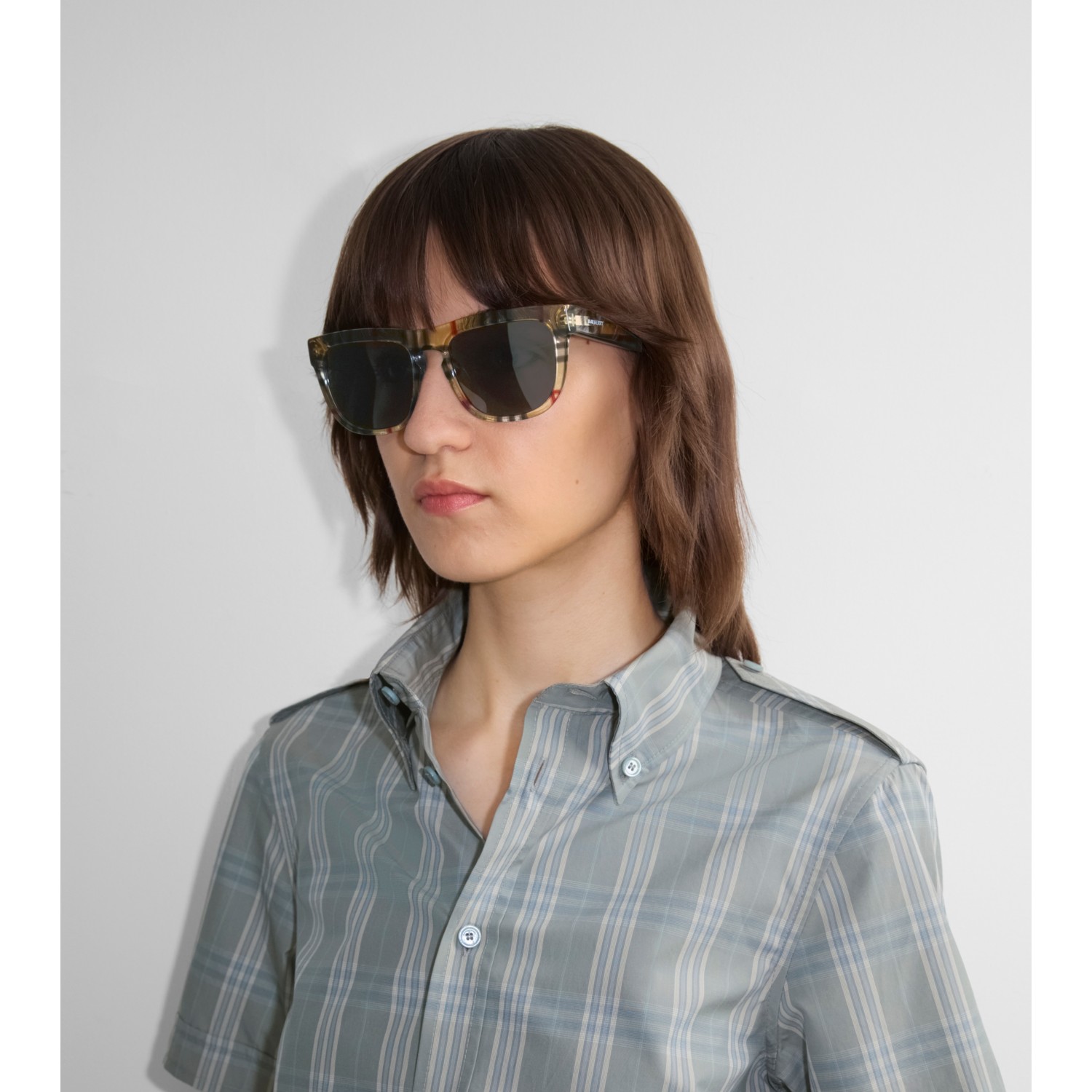 Check Square Sunglasses - thumbnail 2