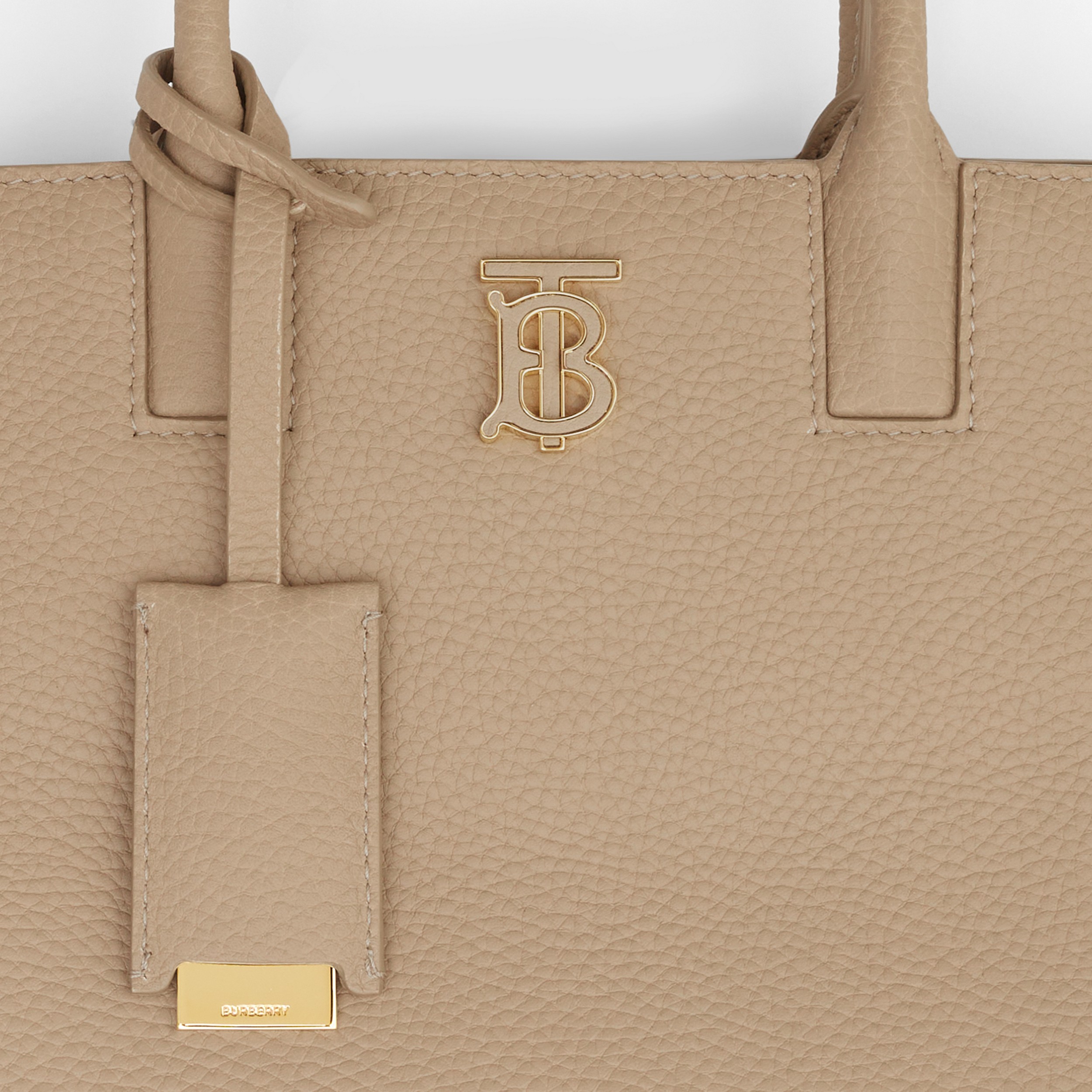 Grainy Leather Mini Frances Bag in Oat Beige - Women | Burberry® Official - 2