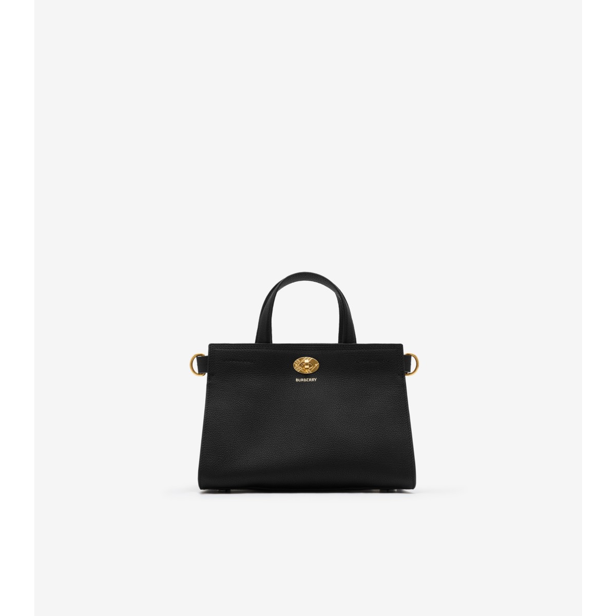 Burberry Mini Cotswolds Tote In Black