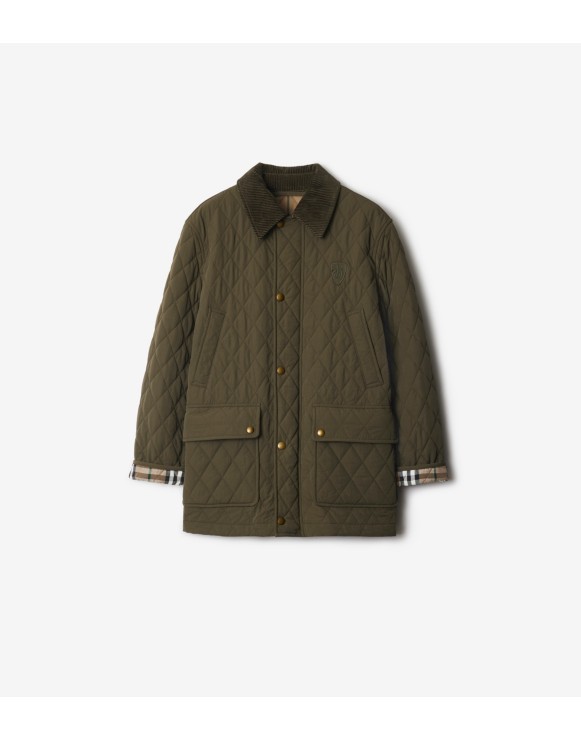 Quilted Nylon Barn Jacket