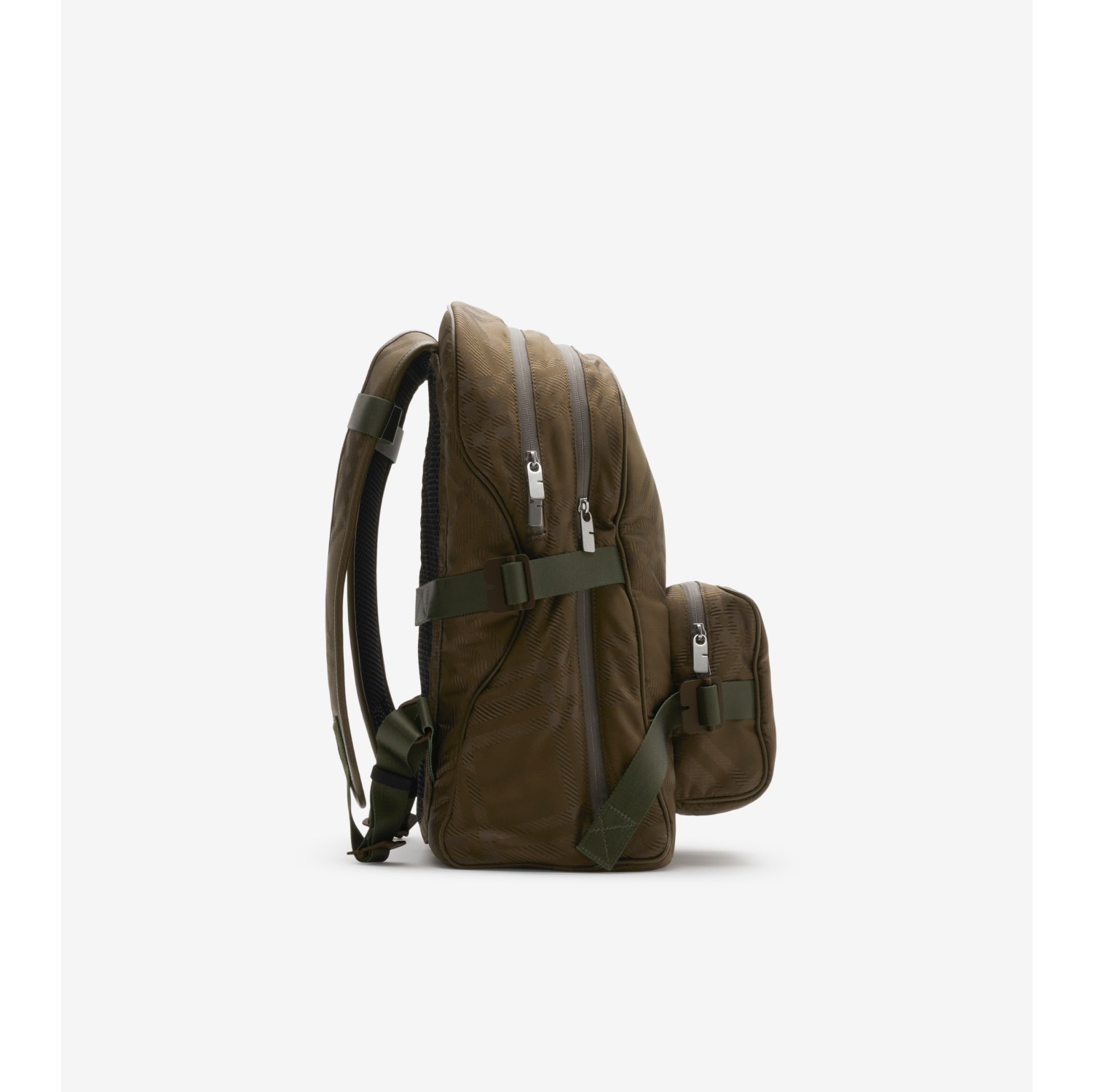 Rucksack mit Jacquard-gewebtem Karomuster