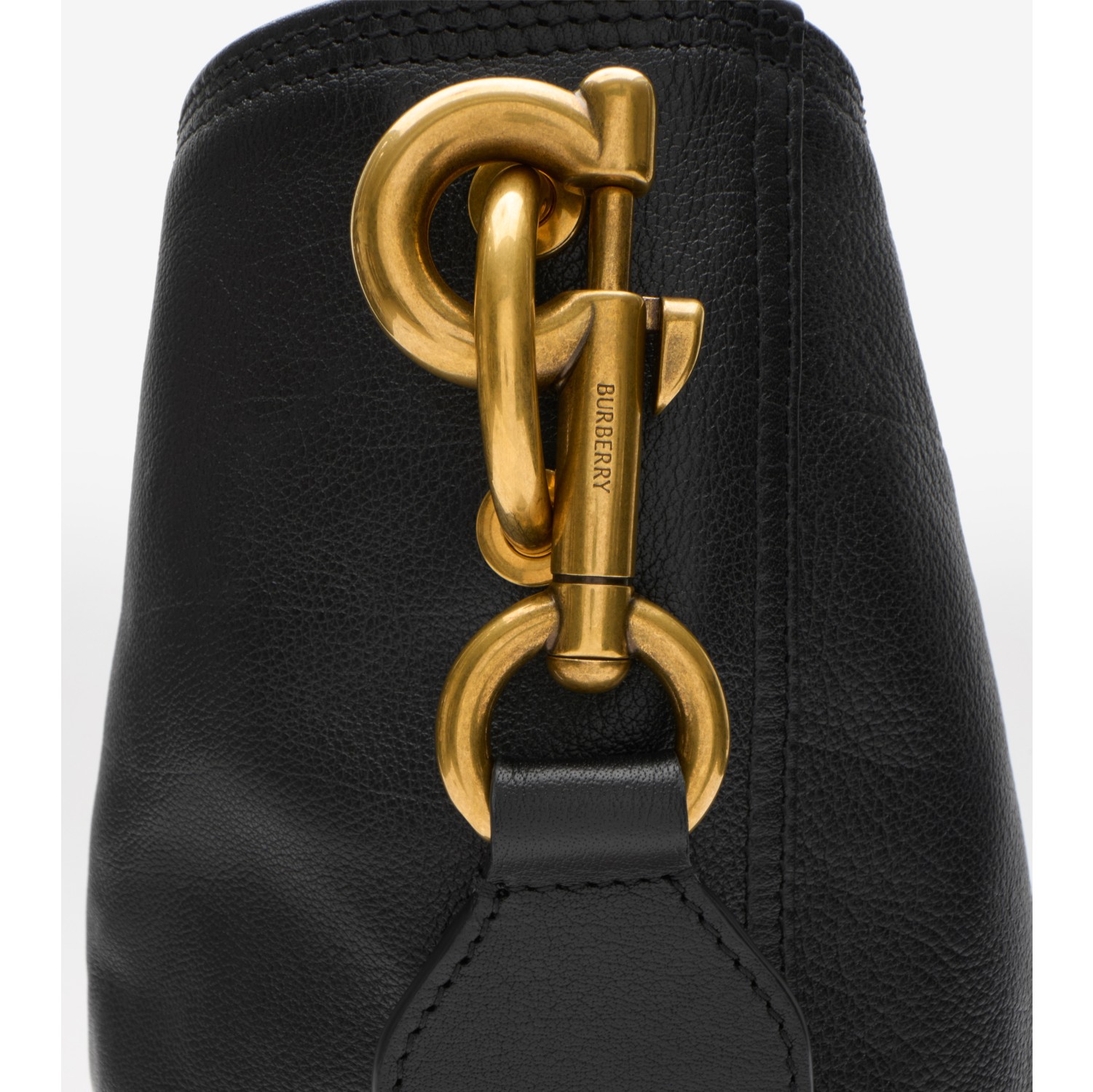 Medium B Clip Bucket Bag​ in Black - Women | Burberry® Official
