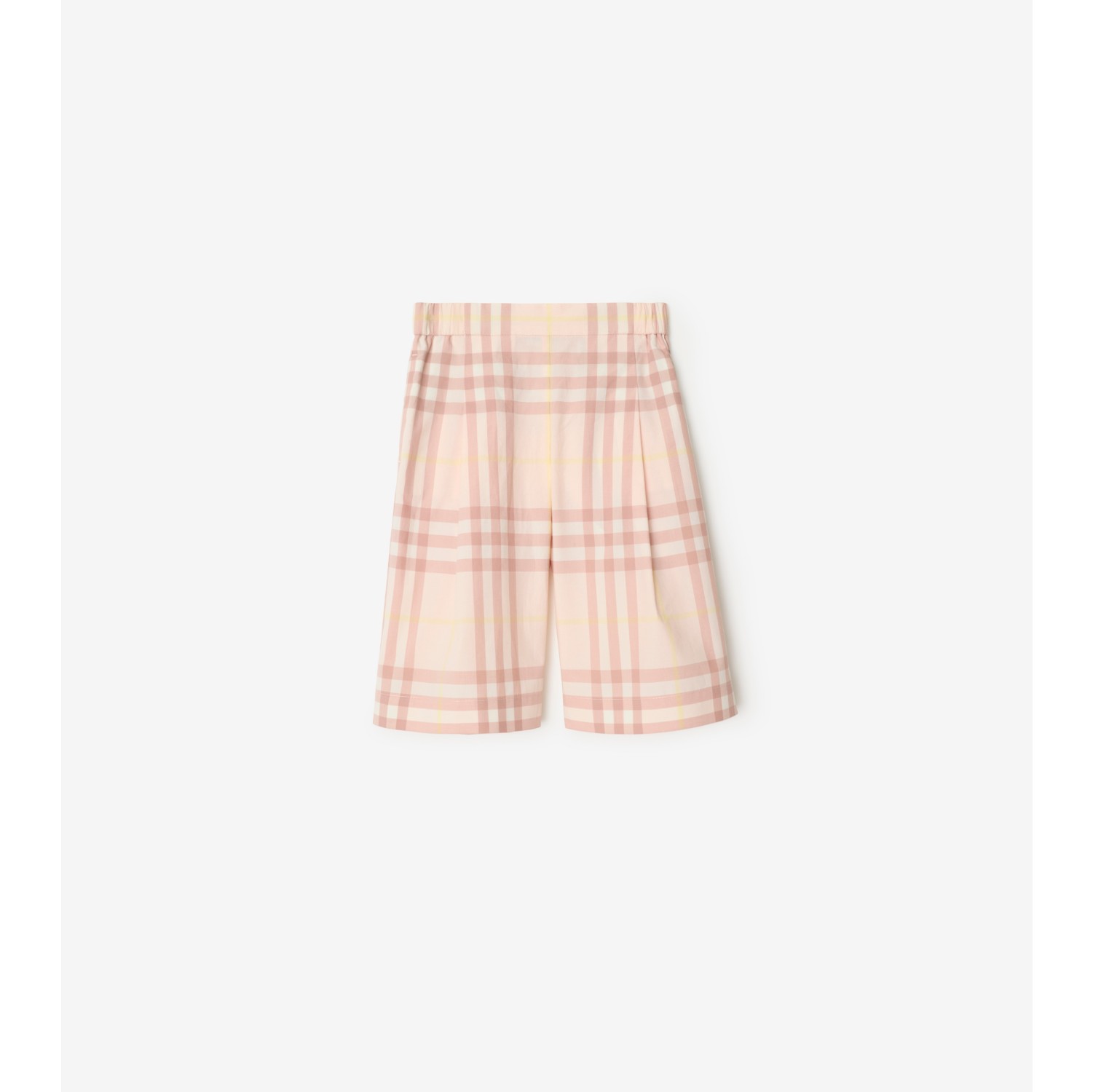 Check Cotton Trousers