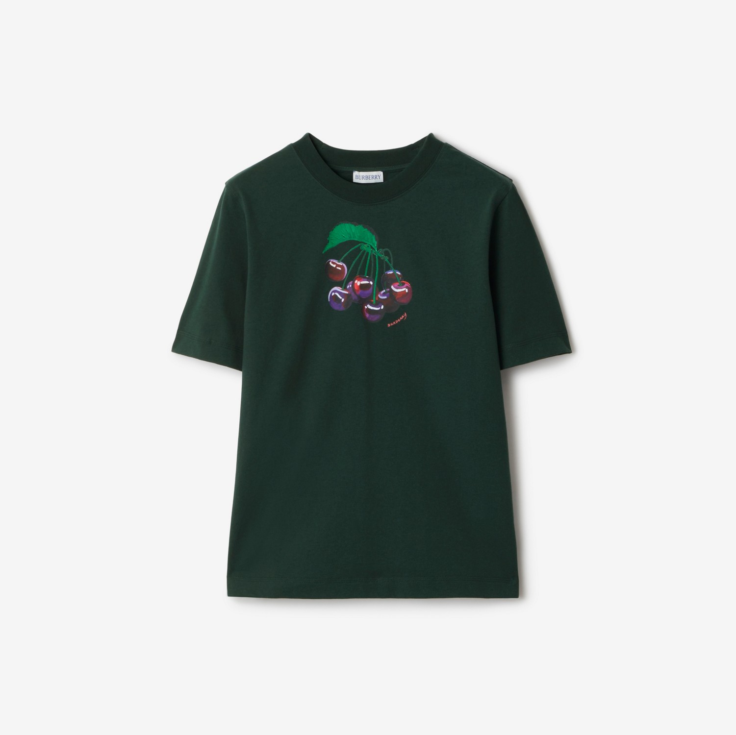 T-shirt in cotone con ciliegie