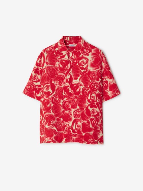 Burberry Rose Shirt In Red