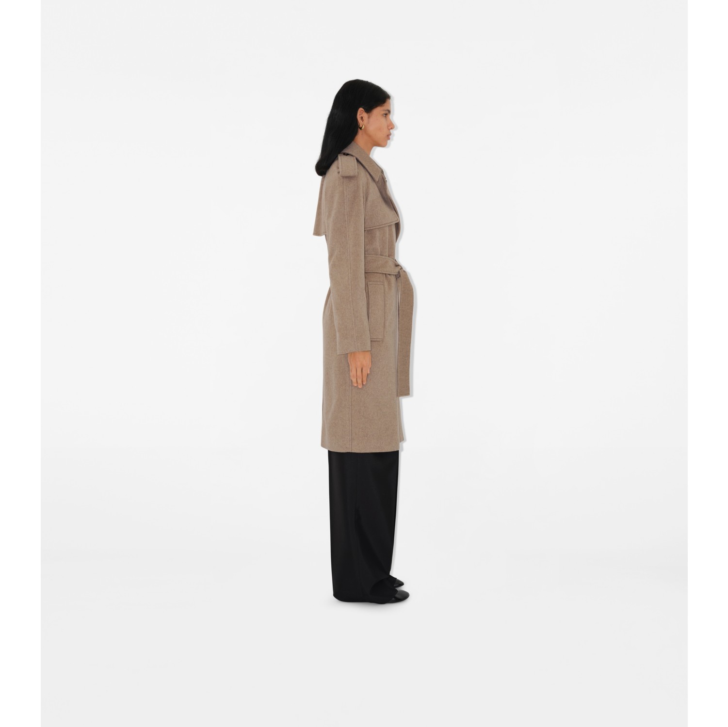 Cashmere Wrap Coat