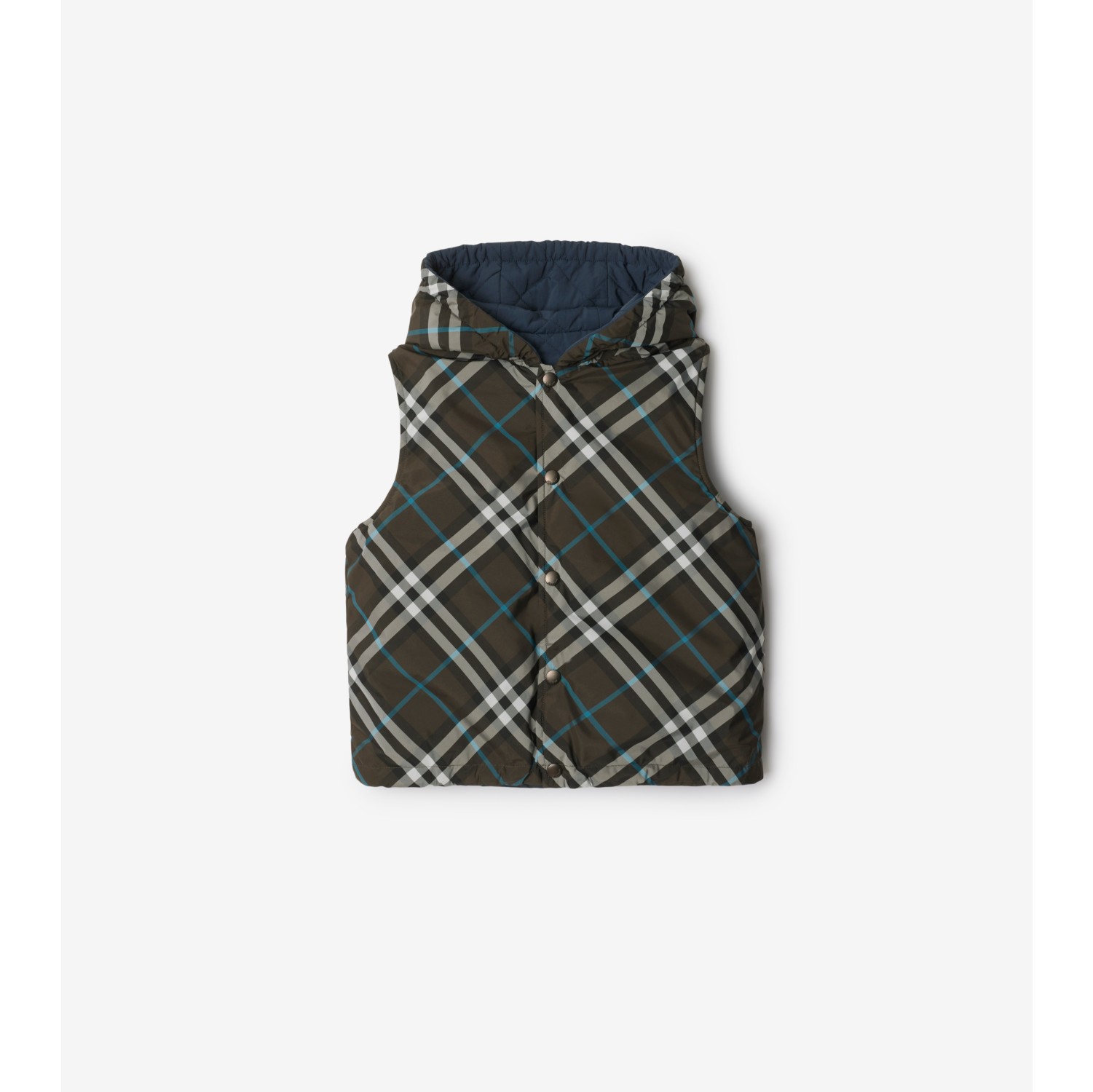 Reversible Check Gilet